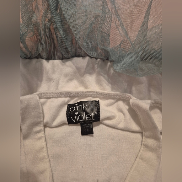 Girl's Pink & Violet Sparkly Unicorn Dress Size 6 - Picture 8 of 11